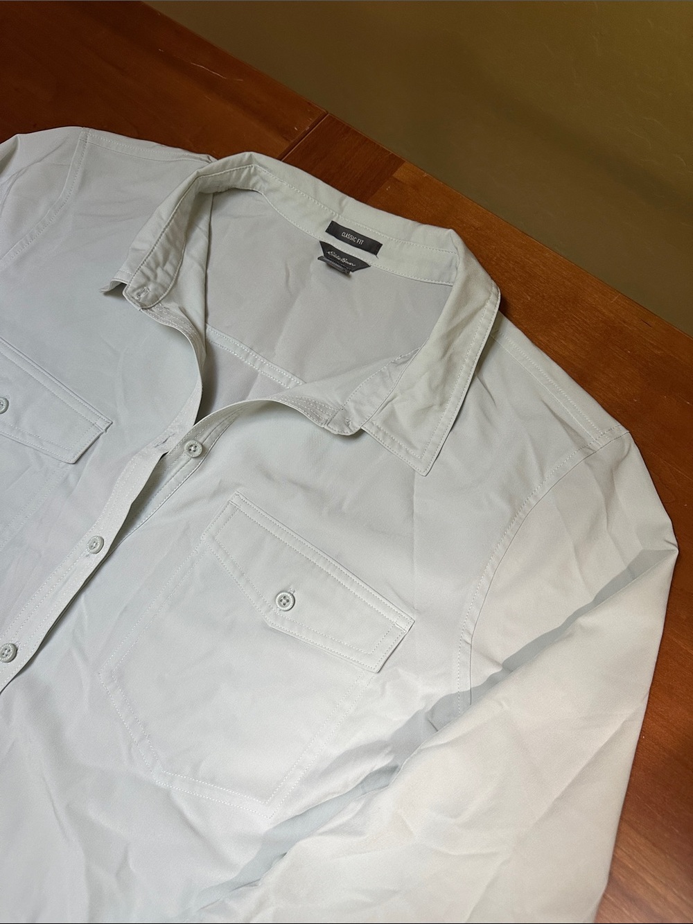 Eddie Bauer Pale Blue Women's Button-Down Shirt
